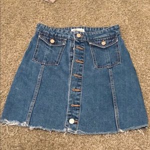 ZARA denim skirt